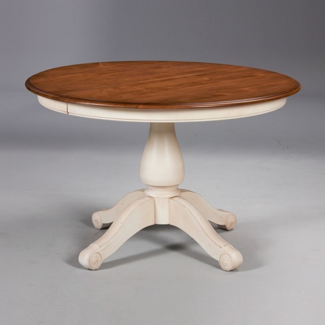 round wood kitchen tables with leaf Ethan Allen Dining Table | 640 x 640