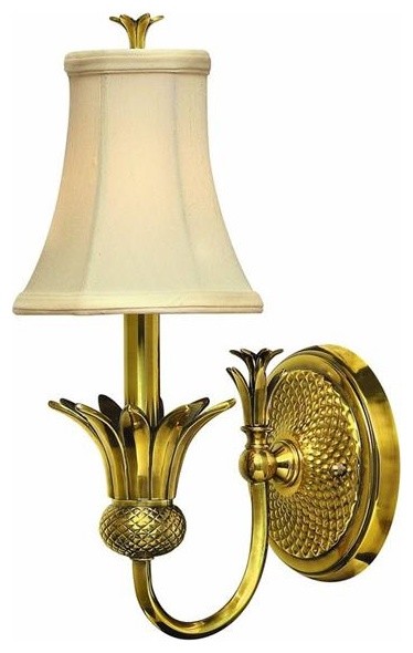 Hinkley Lighting 4880BB 1 Light Sconce Plantation Collection traditional-wall-sconces