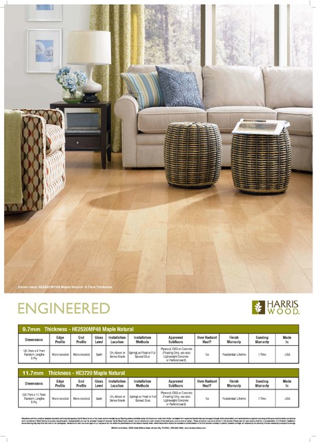 Harris Wooden Floors For India (Maple Natural) modern-wood-flooring