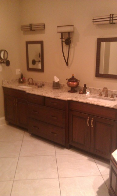 Angela Raines Designs mediterranean-bathroom