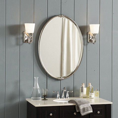 Bathroom Vanity Mirrors on Mercer Bath Mirror   Traditional   Bathroom Mirrors   By Ballard