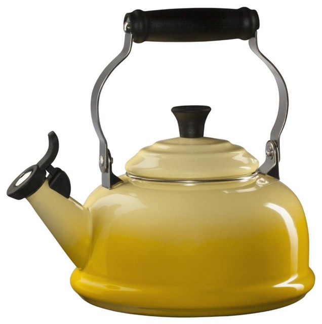 Le Creuset Enamel on Steel 1.8Quart Whistling Tea Kettle Traditional Kettles by Chef's