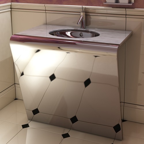 componendo settantacinque single steel console with componendo settantacinque single steel console with