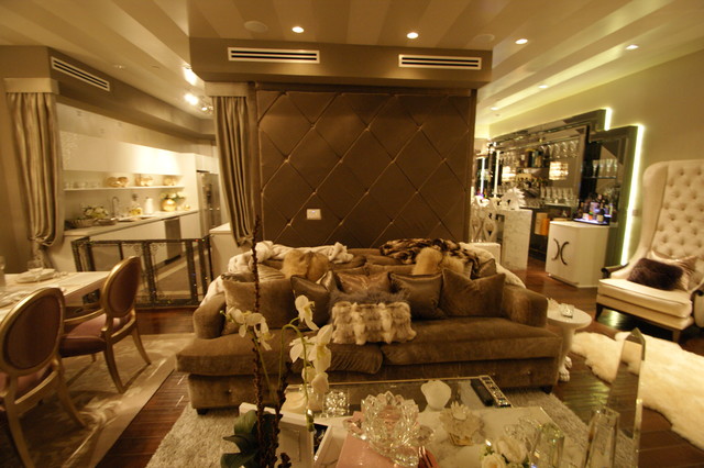 Beverly Hills Condo traditional-living-room