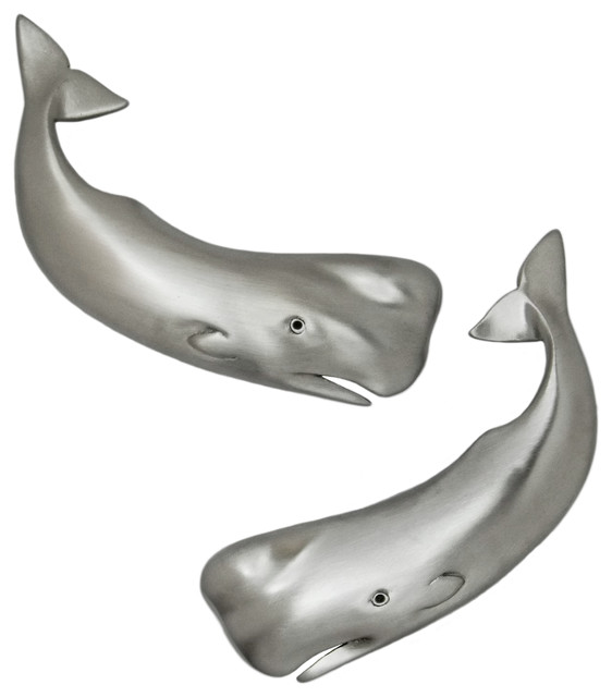Whale Handles Eclectic orlando by Sea Life Knobs