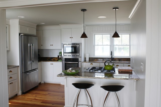 Small Beach House Lives Big - Beach Style - Kitchen - boston - by