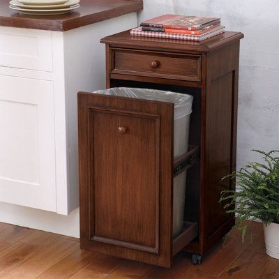 WOOD TRASH CAN CABINET – Wooden Cabinets Design Ideas