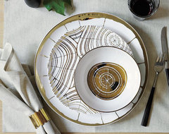 Wood-Slices Organic Dinnerware traditional-dinnerware