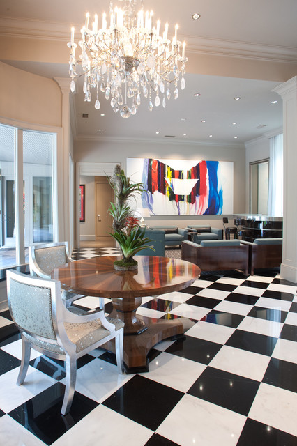Living Spaces transitional-living-room