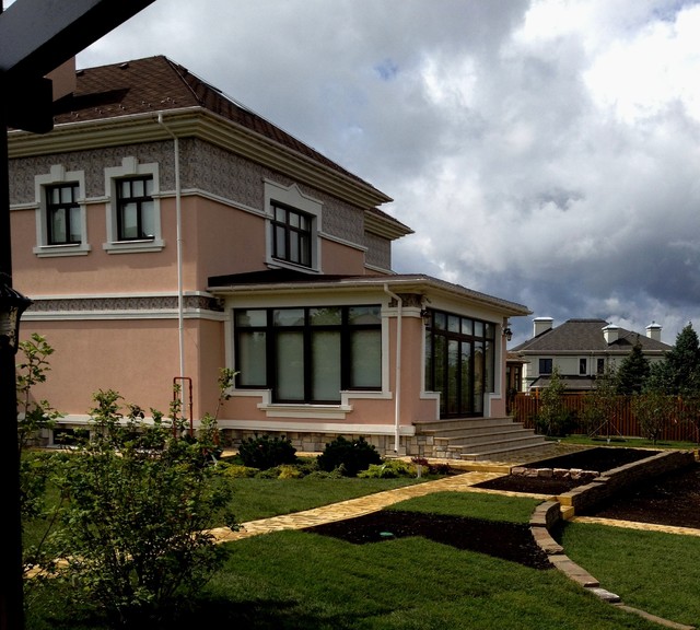 Experiments in art Nouveau style traditional-exterior