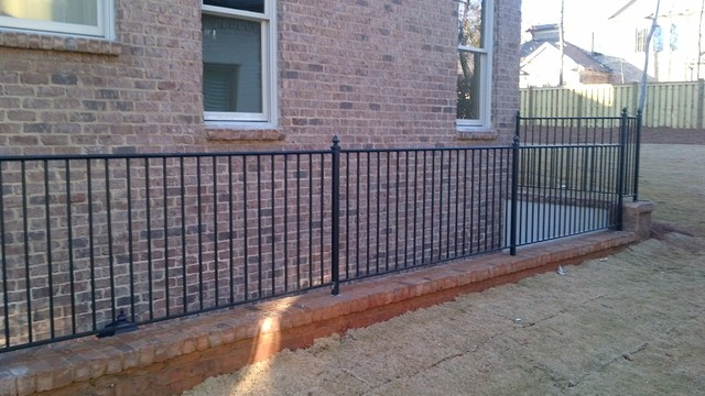Exterior Wrought Iron Handrail / Railing mediterranean