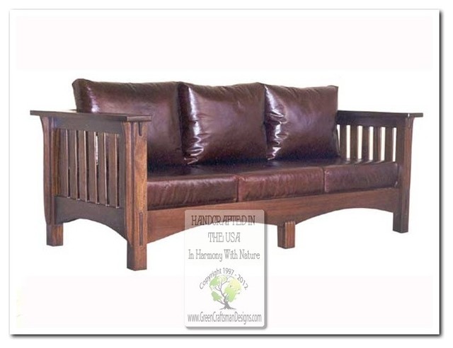 Mission Style Sofas - Craftsman - Sofas - chicago - by Green Craftsman