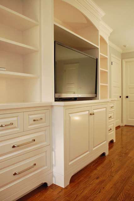 Classic Bedroom Entertainment Center - Traditional - Bedroom - new york