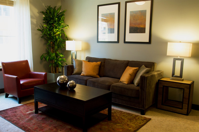 Modern Bachelor Pad - Contemporary - Living Room - los ...