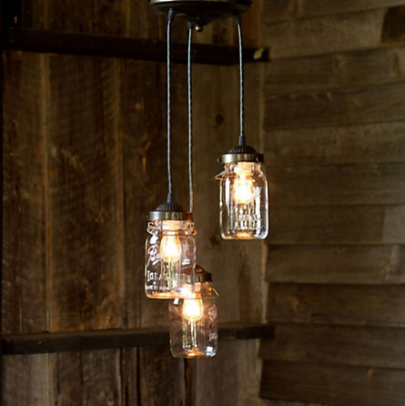 Mason Jar Pendant in For Home Shop by Category Lighting ...