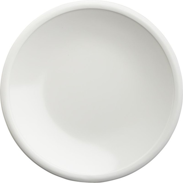 Lunea Melamine White Appetizer Plate Modern Dinner Plates by