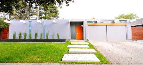 Midcentury Exterior by Sunnyvale Interior Designers & Decorators Urbanism Design
