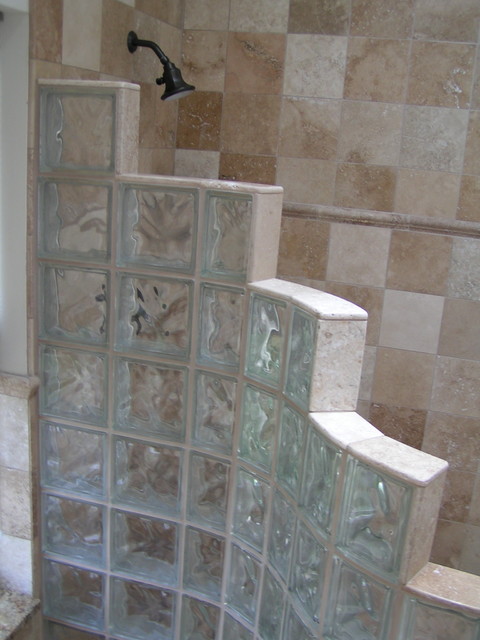 Master Bath - Glass Block