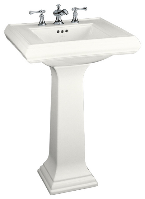 Kohler Memoirs White Fire Clay Complete Pedestal Sink  Lowes