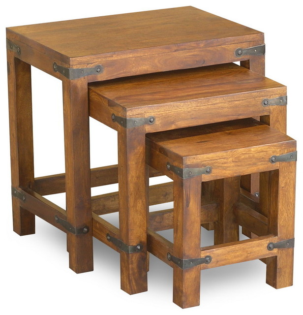 Rustic Nesting Tables Rustic Side Tables And End Tables san