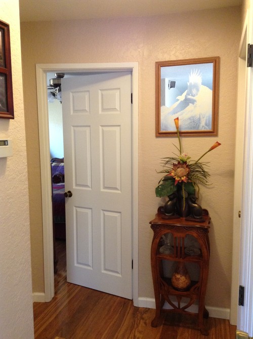 Custom Sized Door for Furnace Closet Transforms the Space