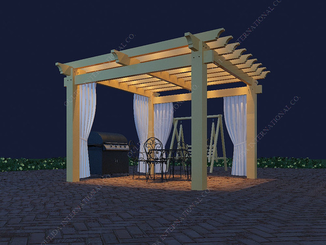 Modern Wooden Gazebo | Simple House Design Ideas