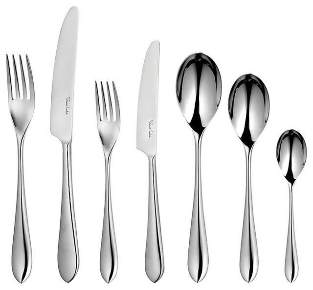 Robert Welch Norton Cutlery Set, 84 Piece Modern Flatware And