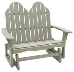 Adirondack Outdoor Glider traditional-rocking-chairs-and-gliders