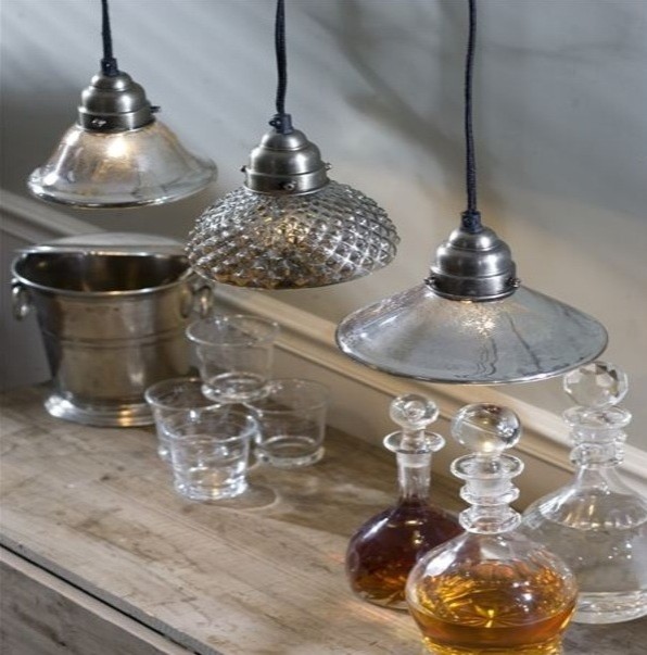 Mercury Light Pendants Eclectic Pendant Lighting by greige