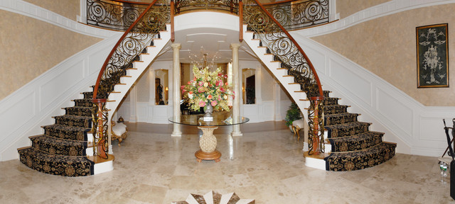 Custom Stair & Hall Runners traditional-staircase