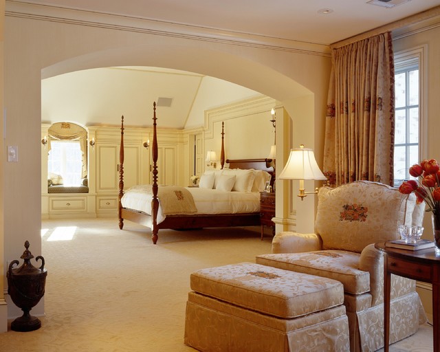 Calming shades of the masters of Traditional Master Bedroom and home ...