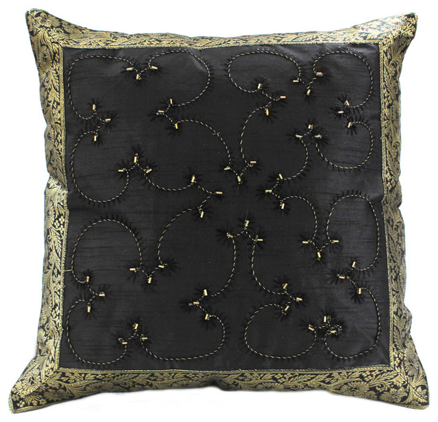 Decorative Pillow Covers - Asian - Decorative Pillows - boston - by Banarsi Designs