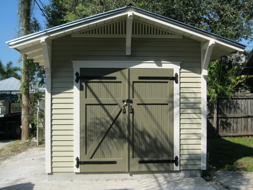 Need paint color ideas for a large shed