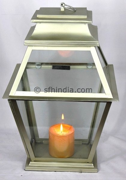 Home and Garden-Metal Lantern traditional-candleholders