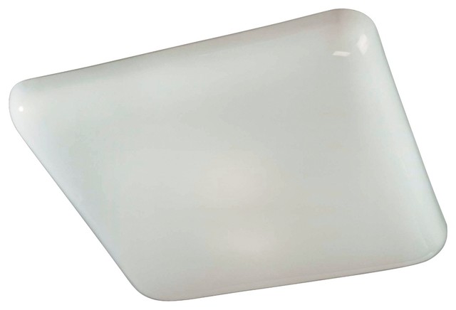 Square Kitchen Fluorescent 19" Wide Ceiling Light Fixture ...