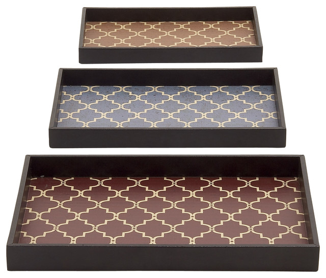 unique-and-classy-wood-vinyl-trays-set-of-3-traditional-serving