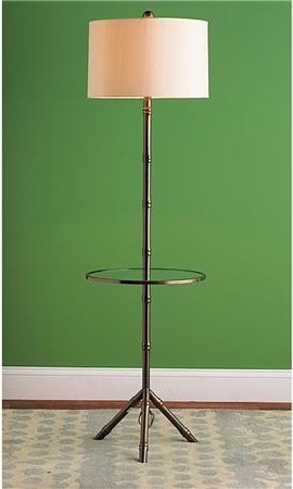 Living Room Table Lamps on Bamboo Tray Table Floor Lamp Eclectic Floor Lamps By Shades Of