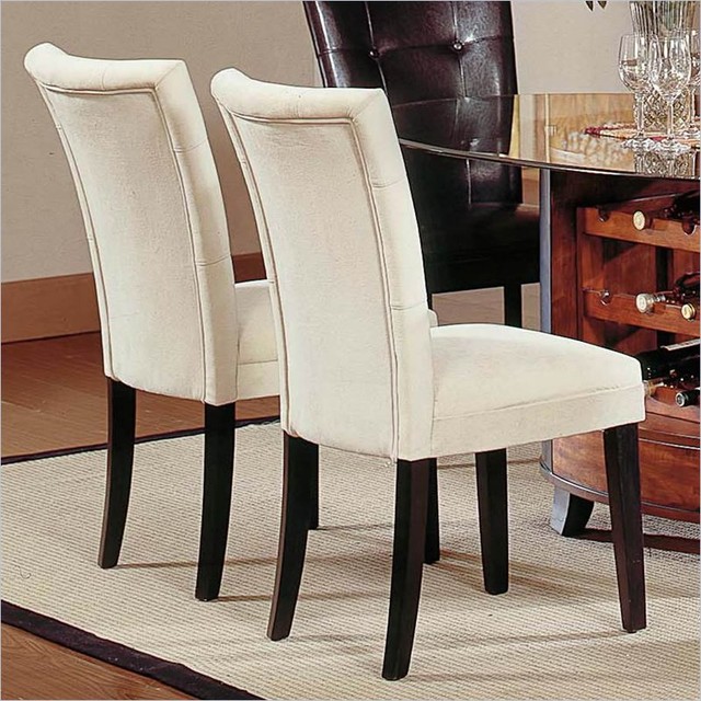 fabric dining chairs