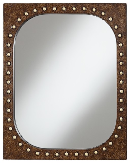 industrial rivet wall mirror