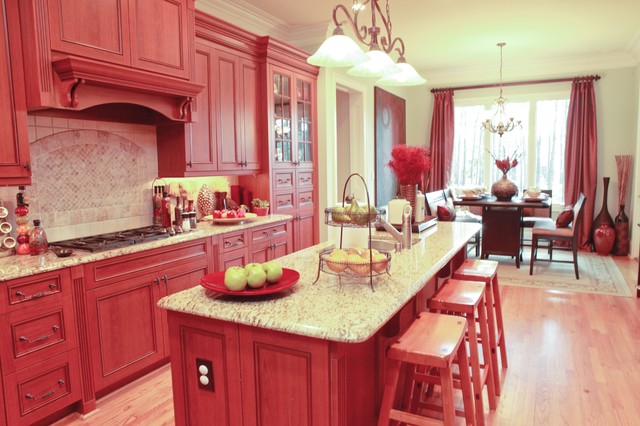 French Provincial Home with Traditional Interior traditional-kitchen