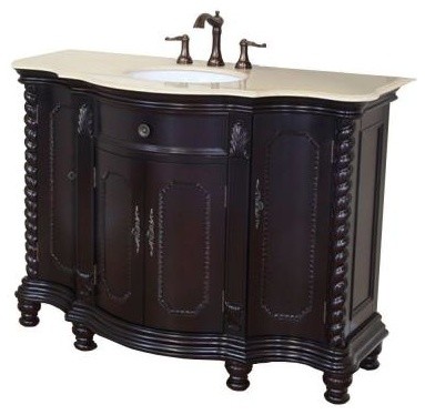 Bellaterra Home Dublin CM 48 In Single Bathroom Vanity In Dark