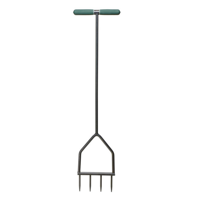Manual Lawn Spike Aerator Gardening Hand Tools by