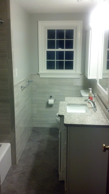 Remodel Before and After 2 traditional-bathroom