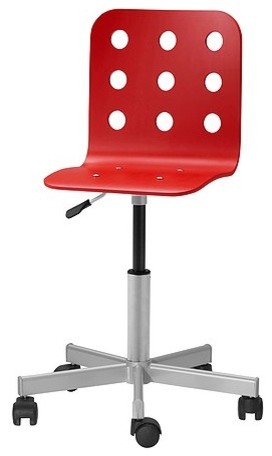 Jules Junior Desk Chair, Red - modern - kids chairs - by IKEA
