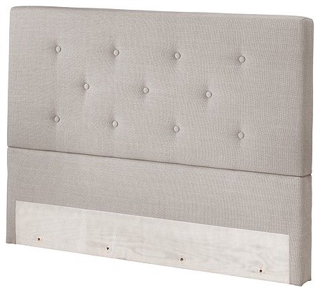 Bekkestua Headboard, Light Gray - traditional - headboards ...