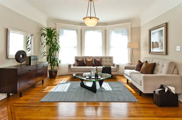 San Francisco Stagings contemporary living room
