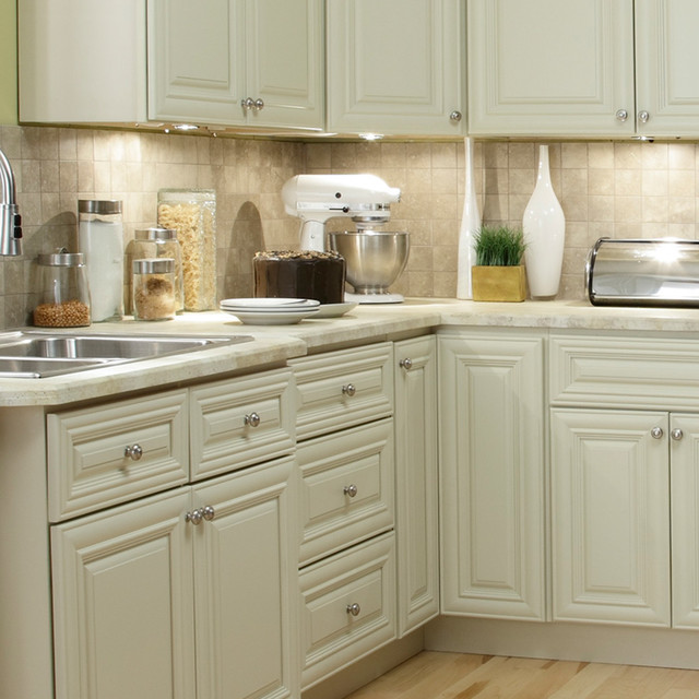 B Jorgsen Co Victoria Ivory Kitchen Cabinets 