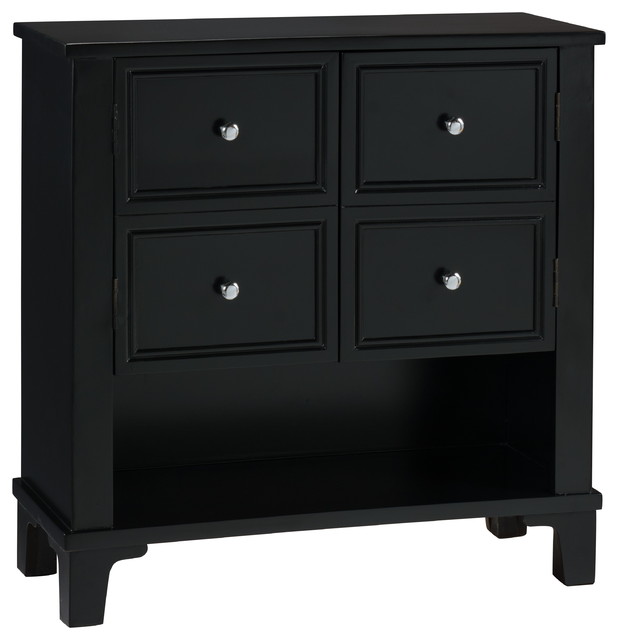 2 Door Lignite Black Modern Accent Chests And
