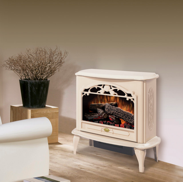 Dimplex Celeste Cream Purifire Electric Fireplace Stove with Remote