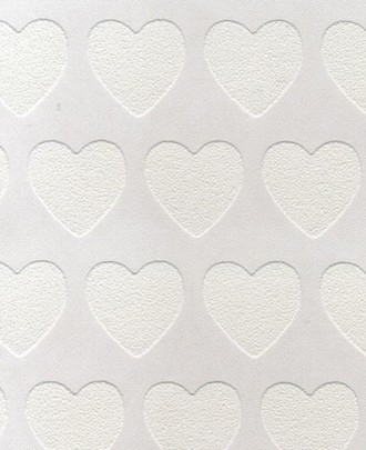 Paintable Wallpaper on Hearts Paintable Wallpaper Modern Wallpaper  Add To Ideabook